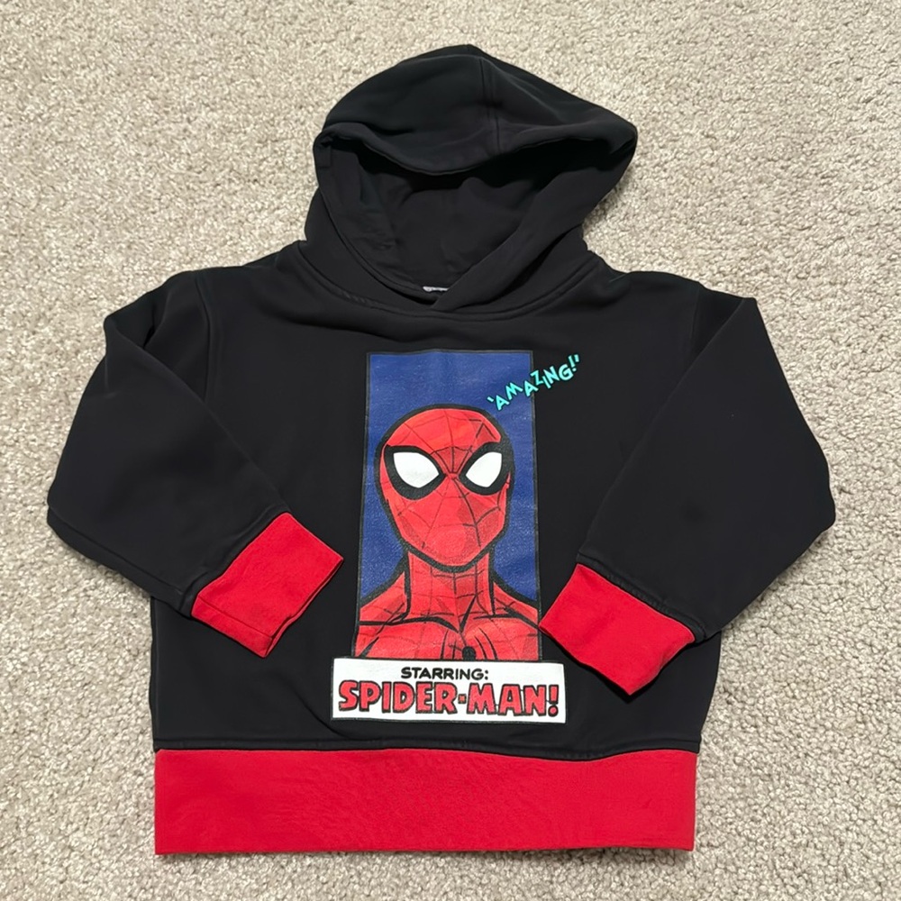 Spiderman hoodie size 4T